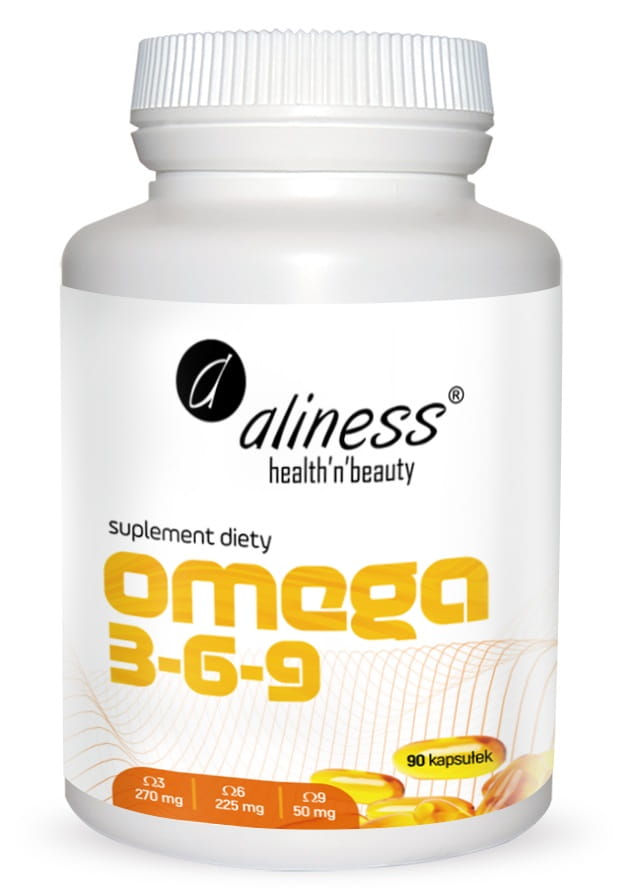 Aliness Omega 3-6-9 90 kapsułek – kompleks kwasów tłuszczowych dla zdrowia