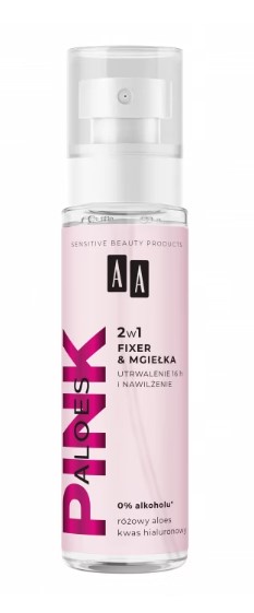 Pink Aloes Utrwalająco Nawilżający Spray 2w1