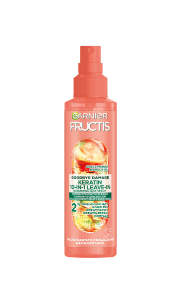 Fructis Goodbye Damage Keratin 10-in-1 Leave-In Odbudowujące Serum