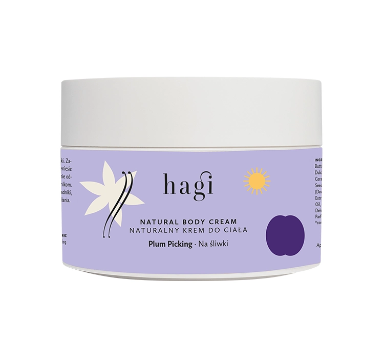 Natural Body Cream Plum Picking