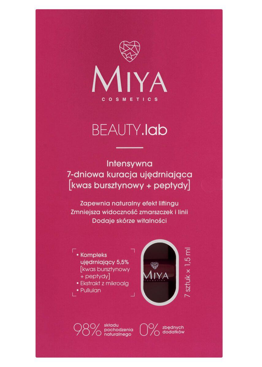 Beauty.lab Intensywna 7-dniowa Kuracja Ujędrniająca (kwas bursztynowy + peptydy)