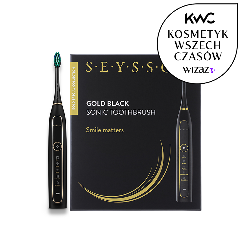 Gold Black SC Szczoteczka Soniczna Czarna