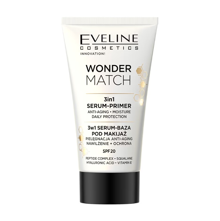 Eveline Wonder Match 3w1 Serum-Baza pod Makijaż