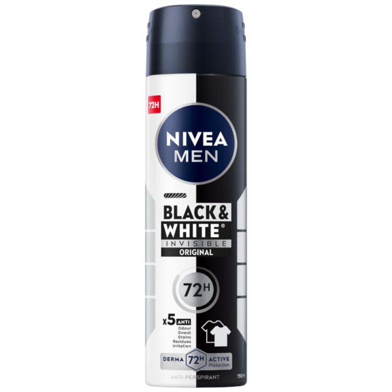 MEN Black & White Power Antyperspirant Spray