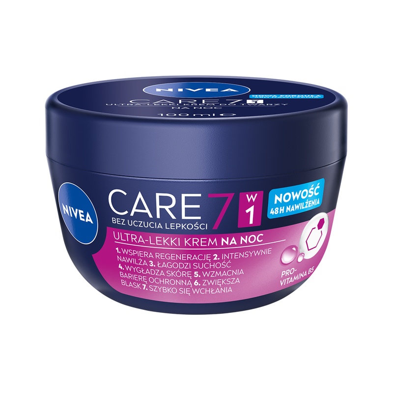 CARE 7w1 Lekki Krem do Twarzy Na Noc