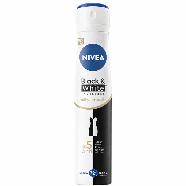 Black & White Silky Smooth Antyperspirant Spray