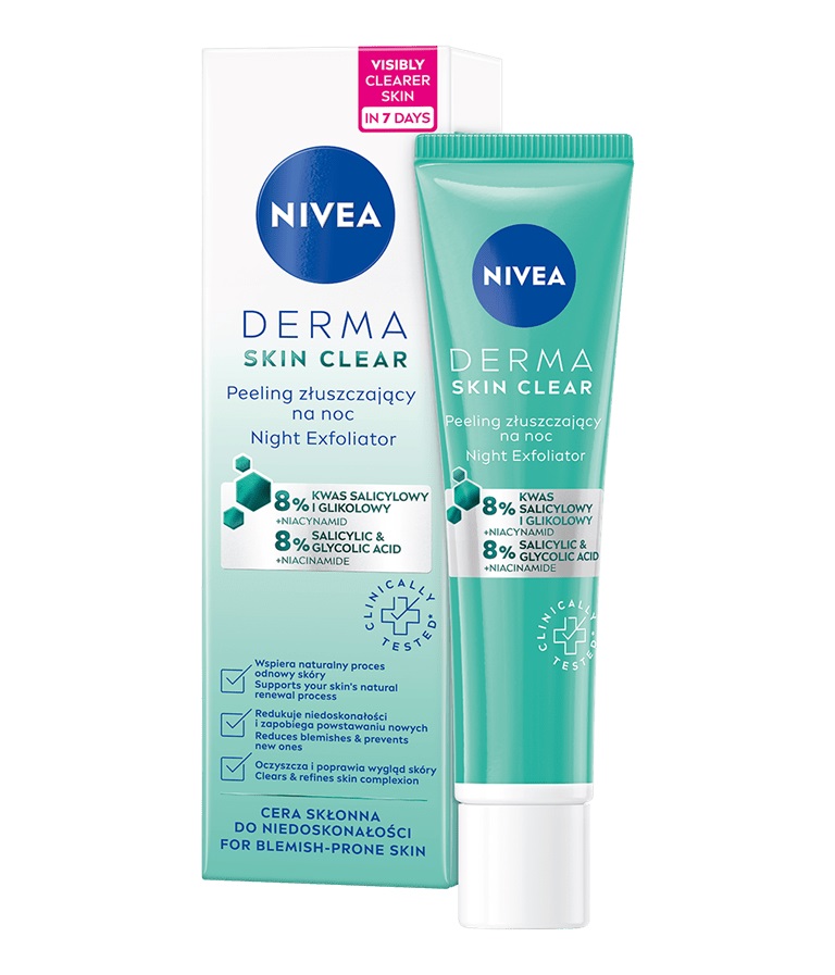 Derma Skin Clear Peeling Złuszczajacy na Noc
