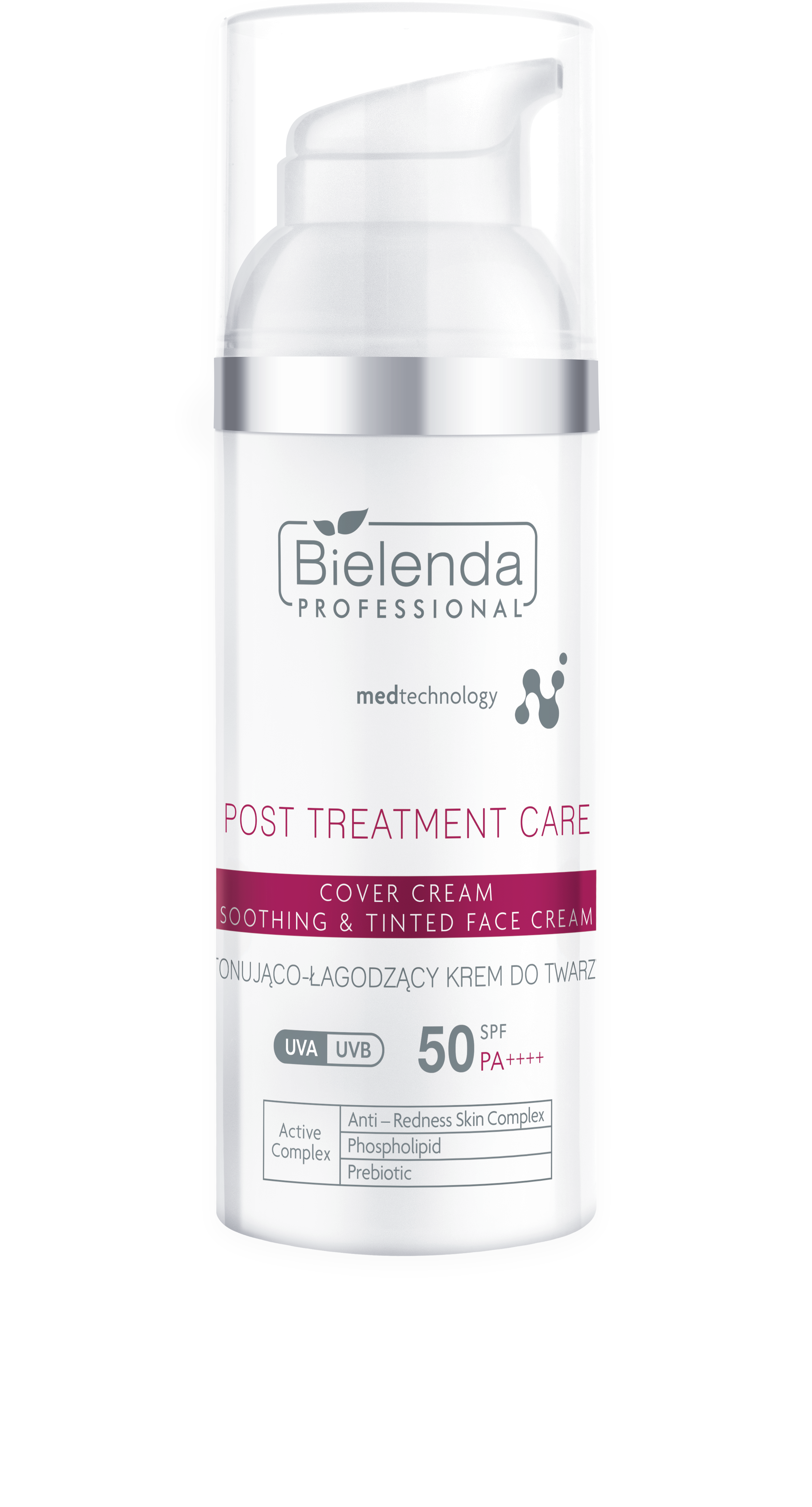 Post Treatment Care Tonująco-Łagodzący Krem SPF50+