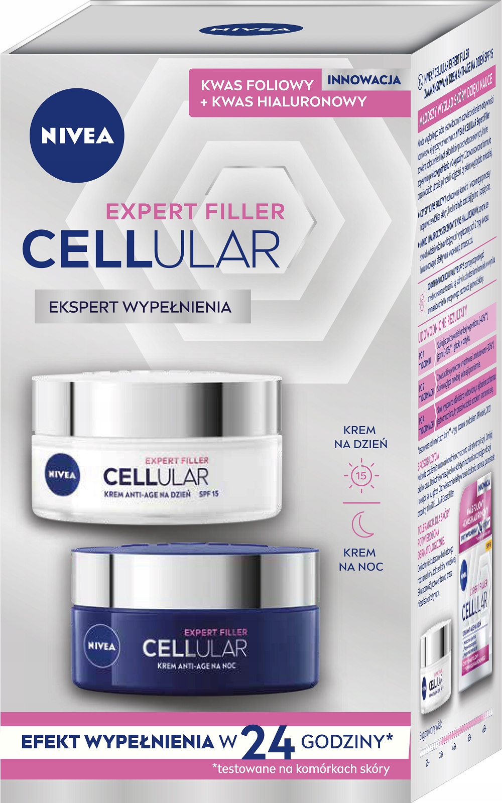 Cellular Filler Krem na Dzień i Krem na Noc (2 x)