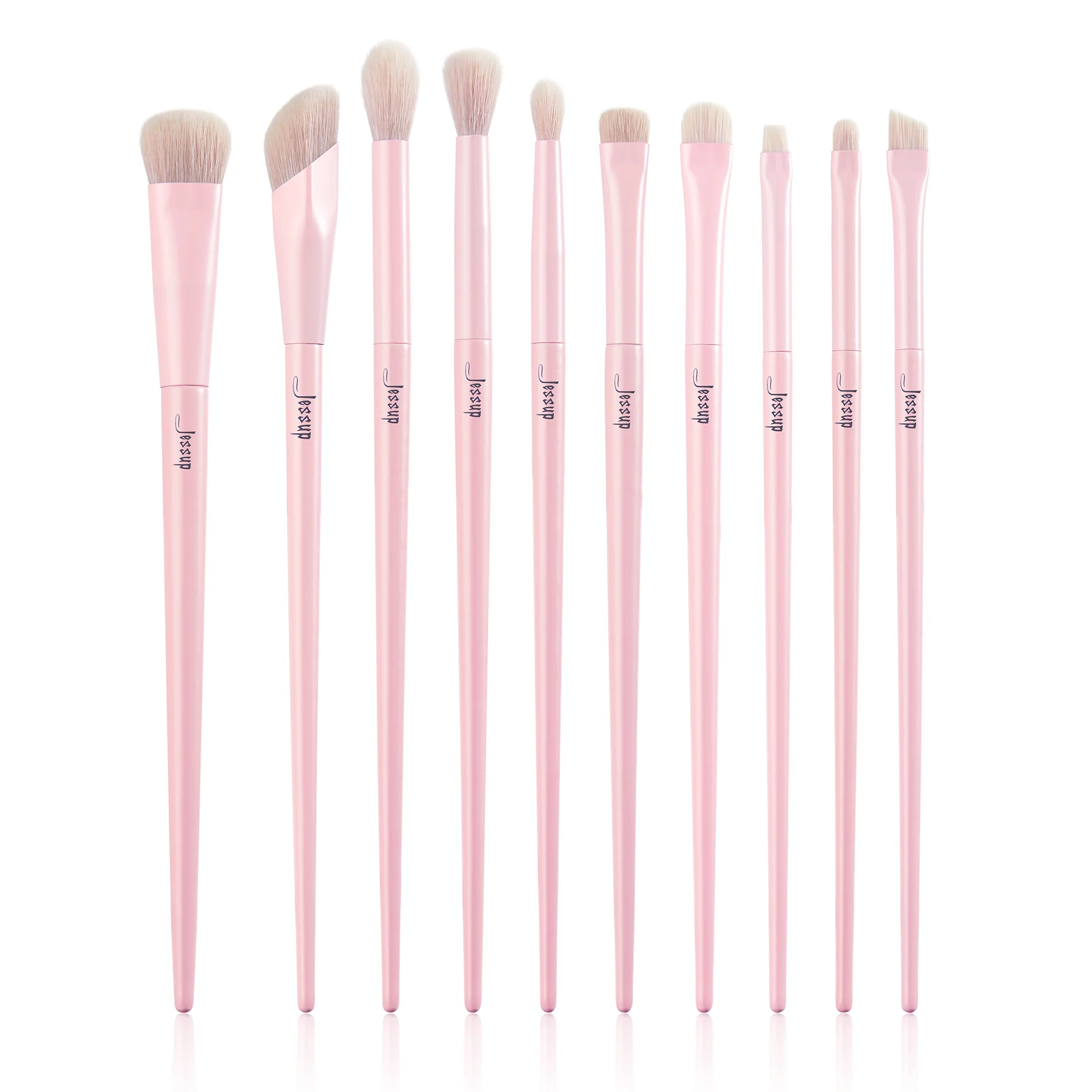 Makeup Lover Collection IV Crystal Pink Zestaw 10 Pędzli do Makijażu T496