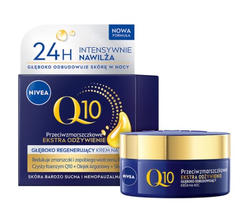 Q10 Głęboko Regenerujący Krem na Noc