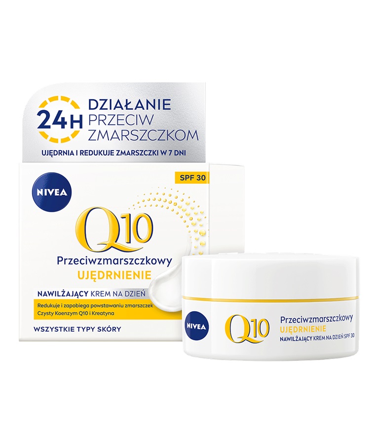 Q10 Ujędrnienie Przeciwzmarszczkowy Nawilżający Krem na Dzień SPF30