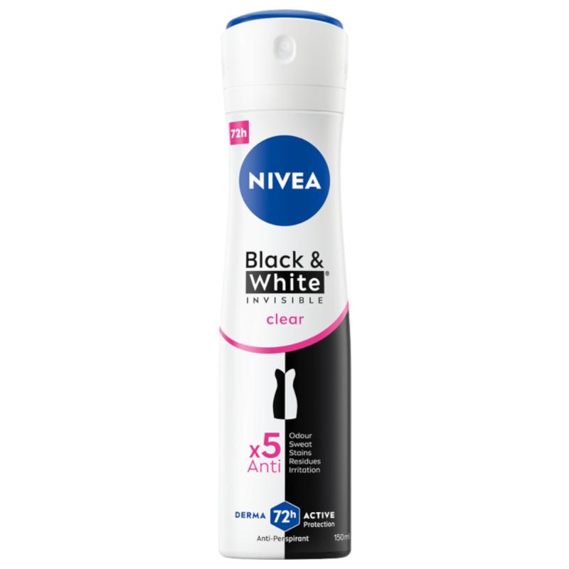 Black & White Clear Antyperspirant Spray