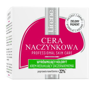Cera Naczynkowa Krem do Twarzy Wyrównujący Koloryt
