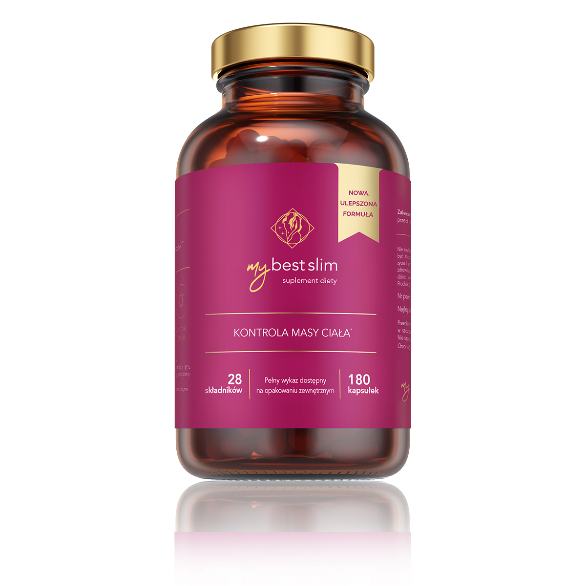 Капсулы для контроля аппетита MyBestPharm MyBest Slim 2.0, L-карнитин и спирулина — фото 4