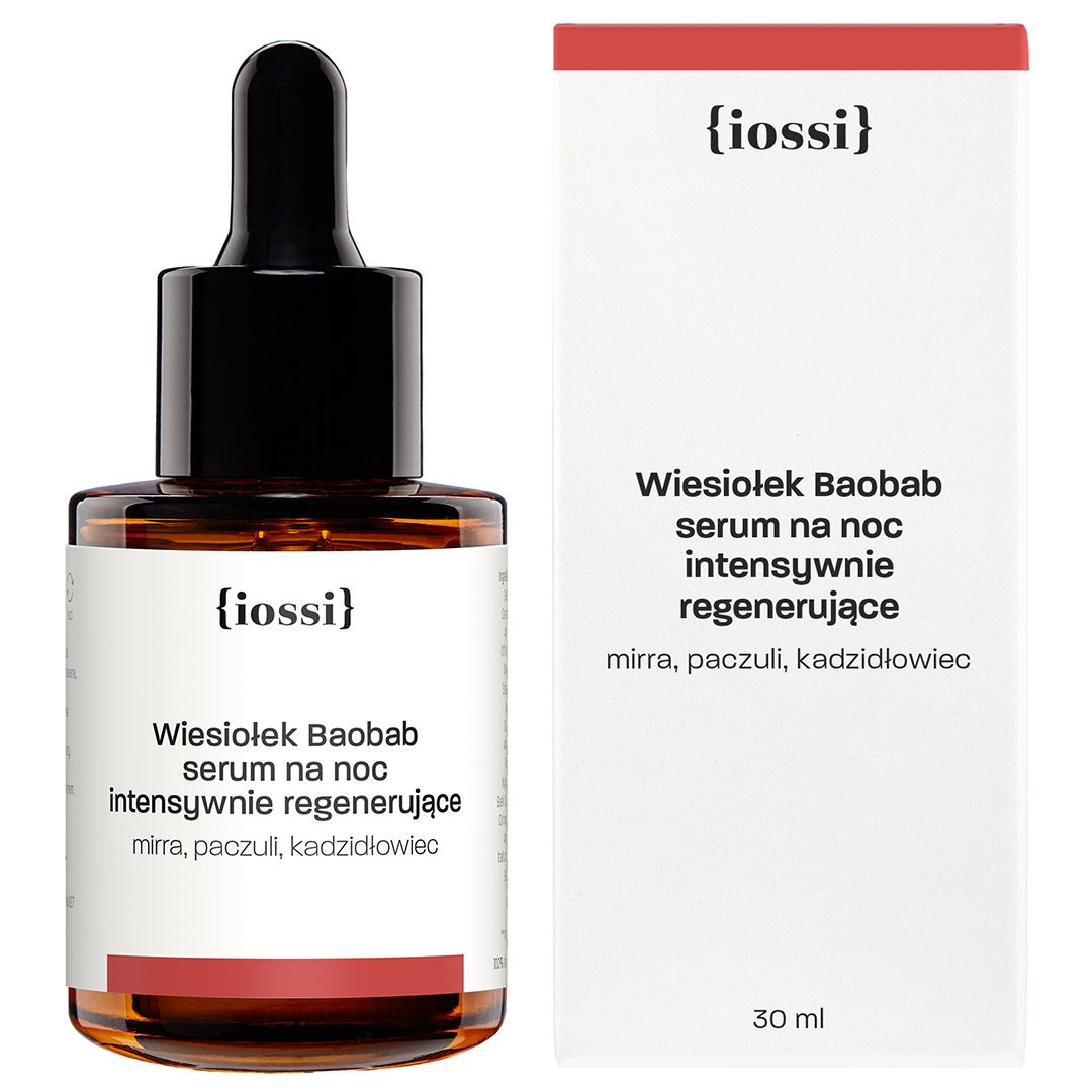 Intensywnie regenerujące serum na noc Wiesiołek Baobab
