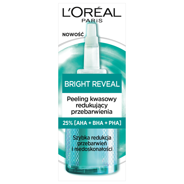 L'Oréal Bright Reveal Peeling Kwasowy z Niacinamidem 25ml
