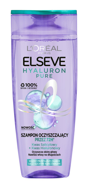 Elseve Hyaluron Pure Szampon Oczyszczający