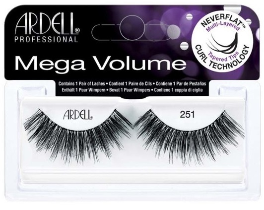 Mega Volume Rzęsy w Paskach 251 Black