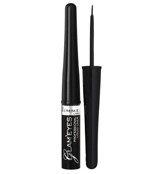 Glam Eyes Professional Płynny Eyeliner 001 Black Glamour