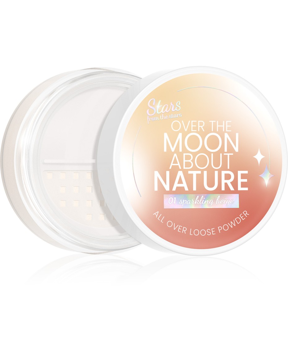 Over the Moon About Nature Puder Sypki 01 Sparkling Beige