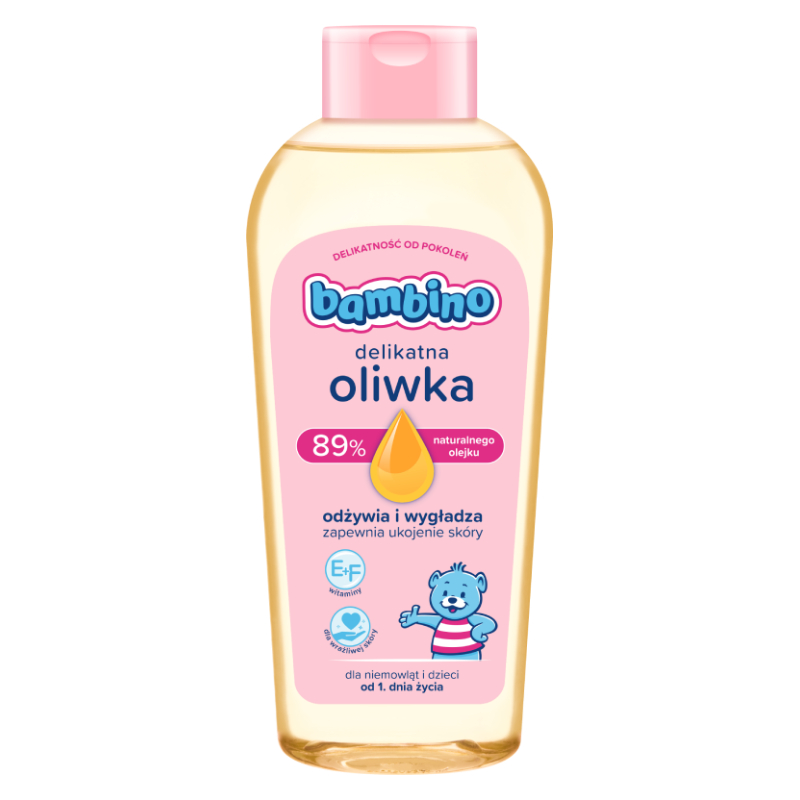 Oliwka Pielęgnacyjna Dla Niemowląt i Dzieci od Pierwszego Dnia Życia