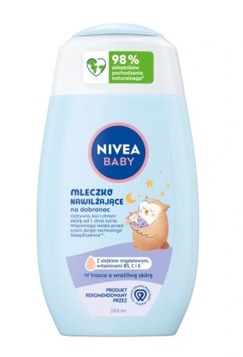 Baby Mleczko Nawilżające na Dobranoc