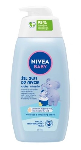 Baby Żel 2w1 do Mycia Ciała i Włosów