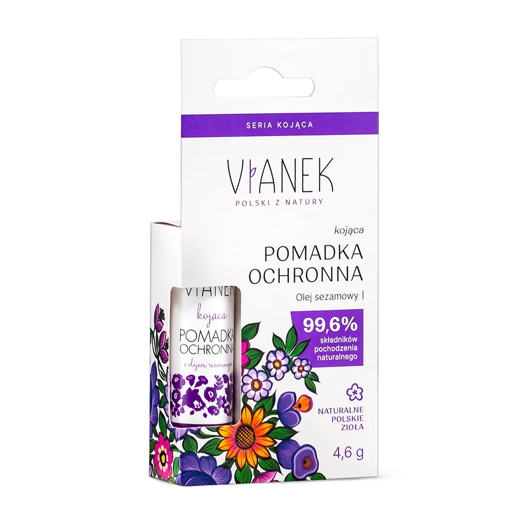 Vianek Kojąca Pomadka Ochronna do Ust - Pielęgnacja i Ochrona 4,6g
