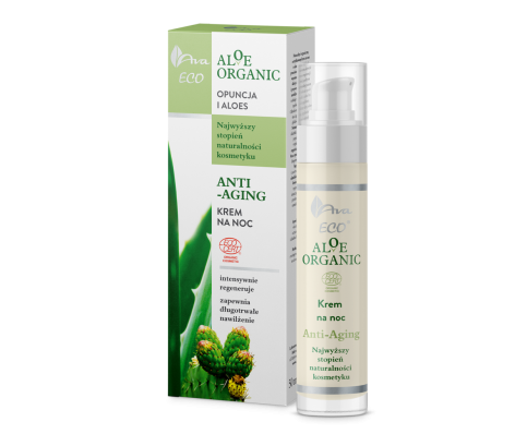 Opuncja i Aloes Krem na Noc Anti-Aging