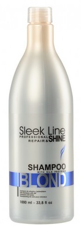 STAPIZ Szampon Sleek Line Blond ochrona koloru