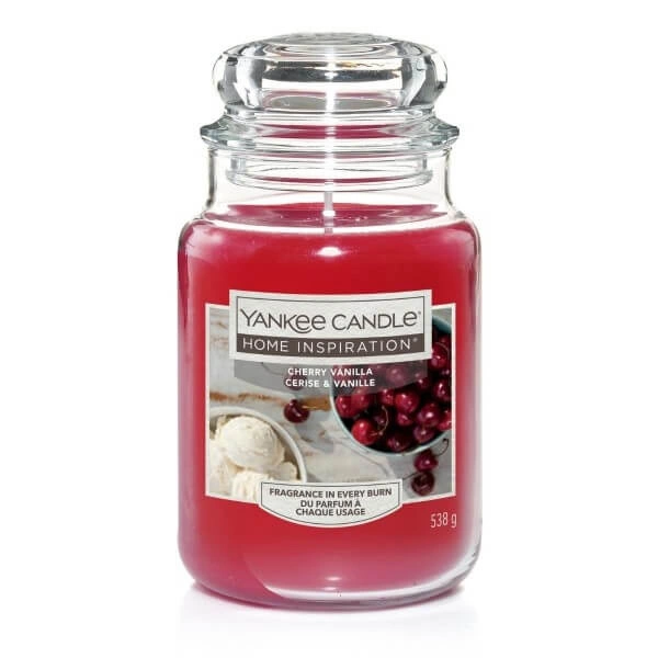 Świeca w Dużym Słoiku Cherry Vanilla