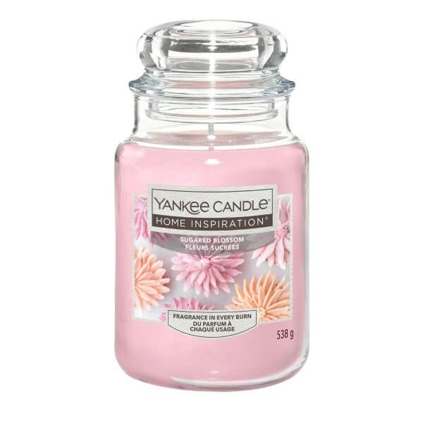 Świeca w Dużym Słoiku Sugared Blossom
