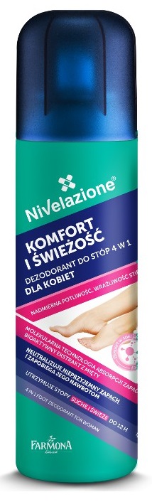 NIVELAZIONE Dezodorant do Stóp 4w1 dla Kobiet