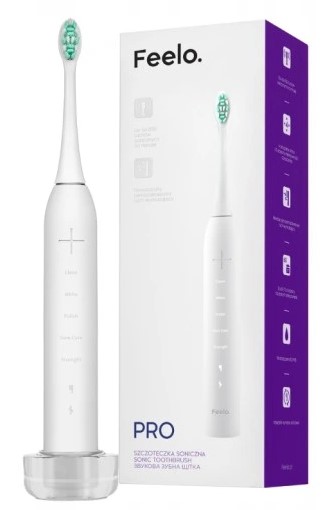 Pro Szczoteczka Soniczna z Etui Podróżnym White