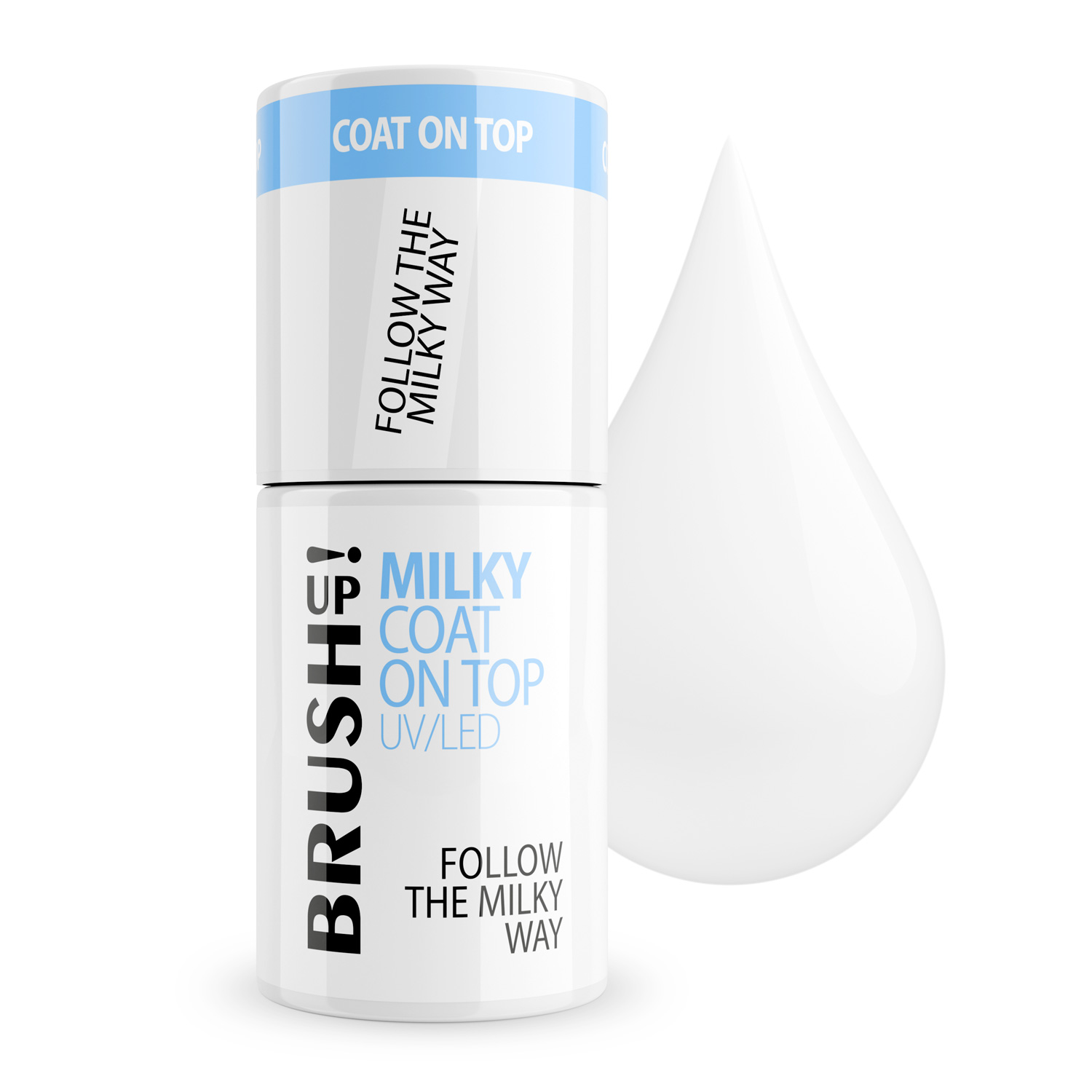 Brushup! Milky Coat Top do Paznokci Follow The Mil