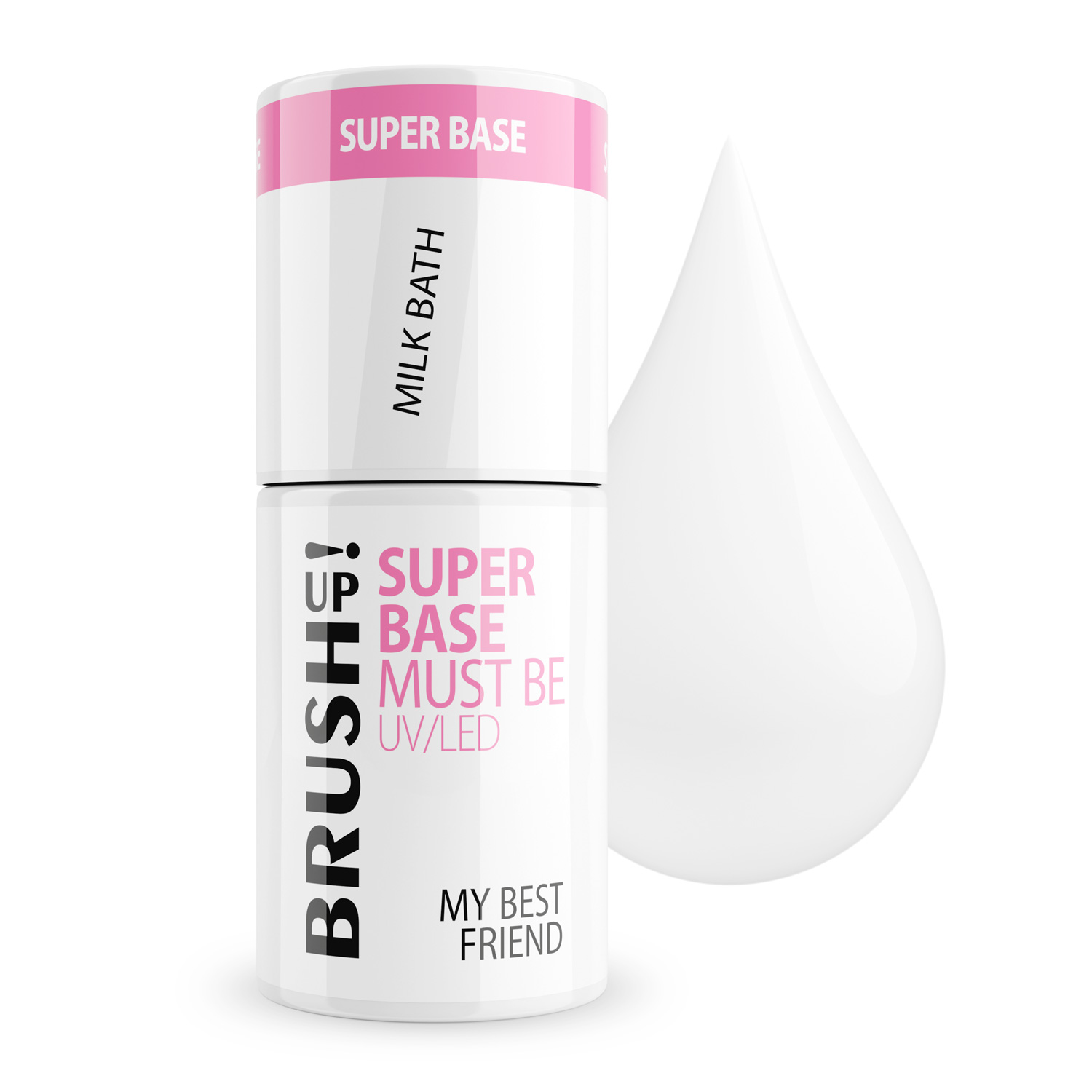Baza Hybrydowa do Paznokci Super Base Must Be My Best Friend Milk Bath
