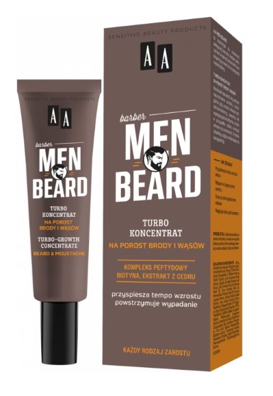Men Beard Turbo Koncentrat na Porost Brody i Wąsów