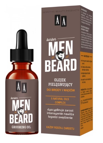 Men Beard Olejek Pielęgnujący do Brody i Wąsów