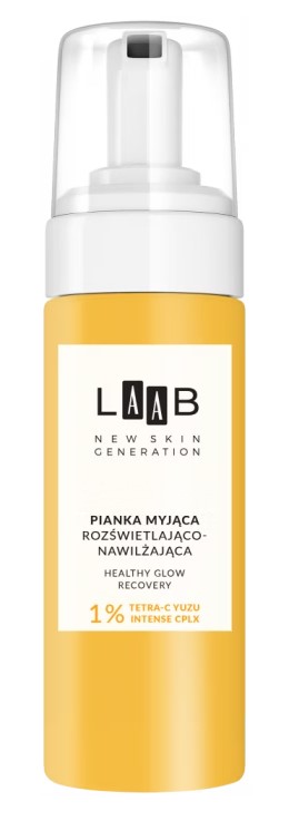 LAAB Nawilżająco-Rozświetlająca Pianka do Mycia Twarzy