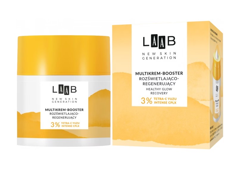 LAAB Tetra-C Yuzu — rozświetlająco-regenerujący multikrem-booster