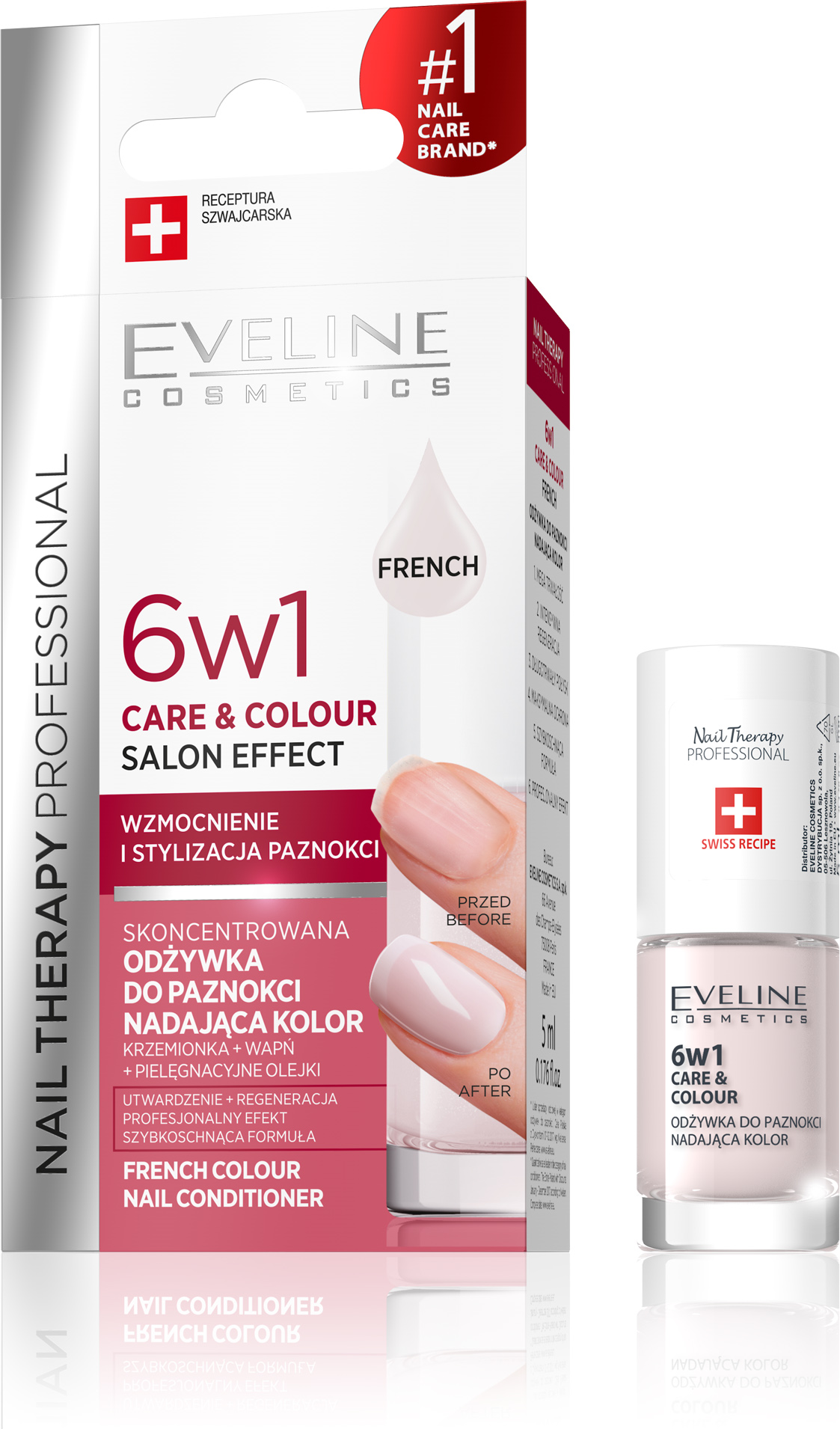 Eveline Odżywka do Paznokci Nadająca Kolor - French