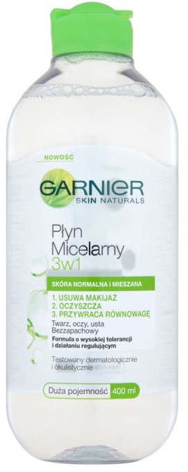 Skin Naturals Płyn Micelarny 3w1 Skóra Mieszana