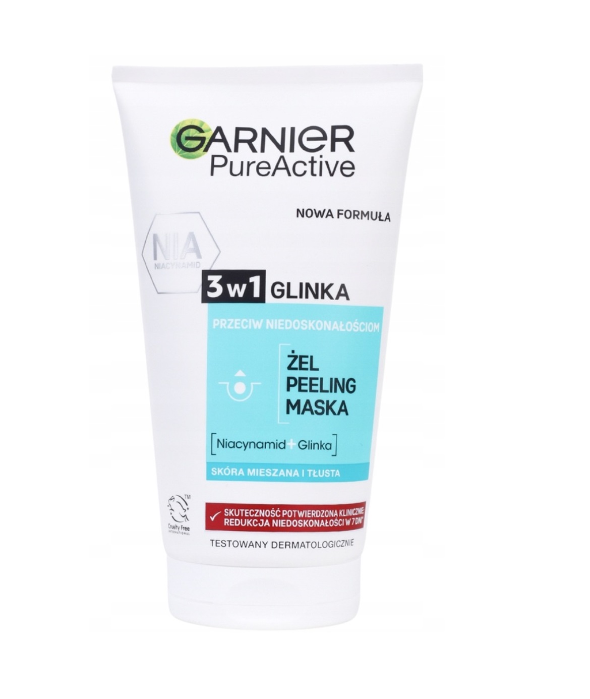 Czysta Skóra 3w1 Żel Myjący + Peeling + Maseczka