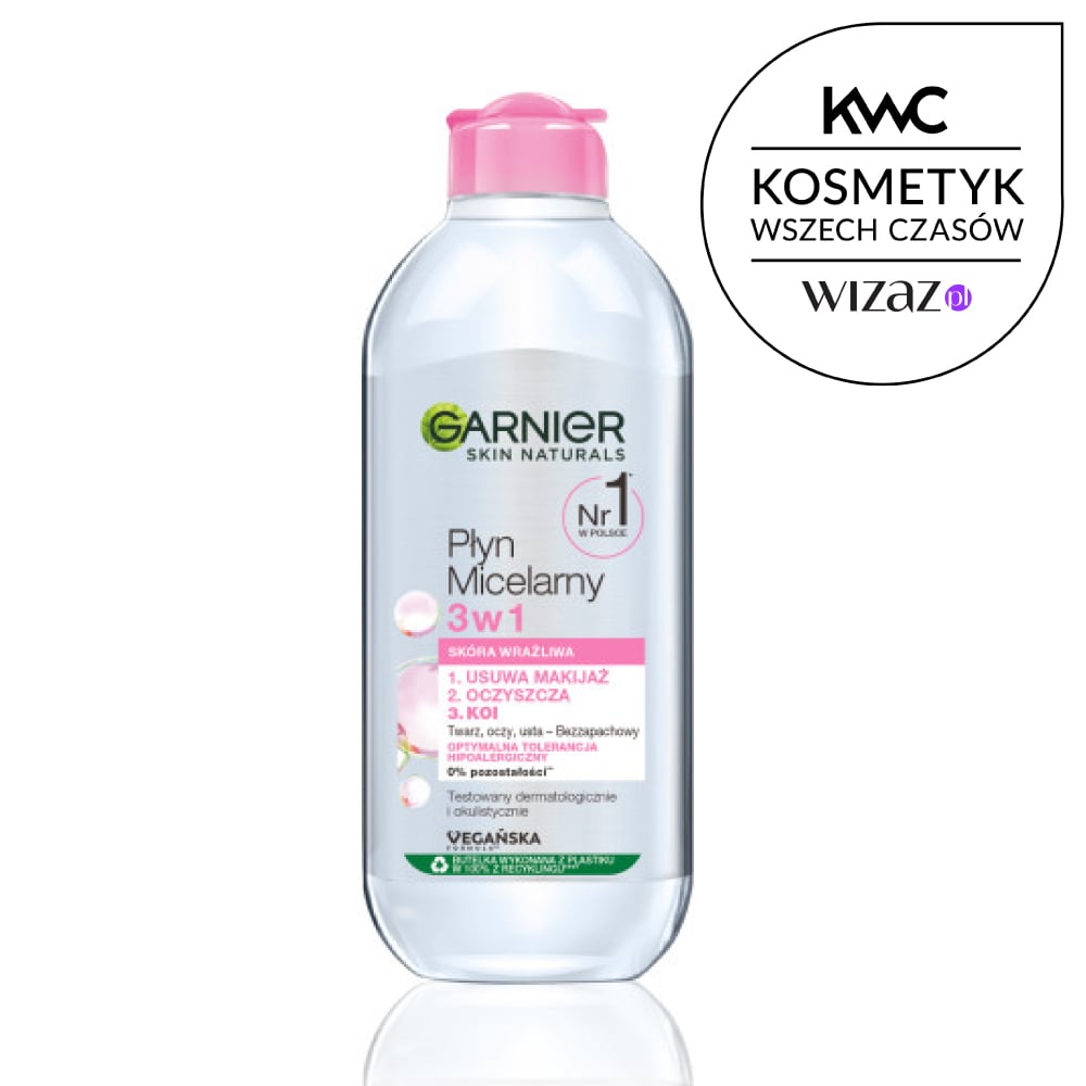 Skin Naturals Płyn Micelarny 3w1 Skóra Wrażliwa