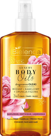 Luxury Body Oil Olejek Różany 3w1 Nawilżenie