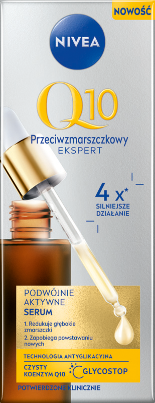 Q10 Przeciwzmarszczkowy Ekspert Podwójnie Aktywne Serum do Twarzy