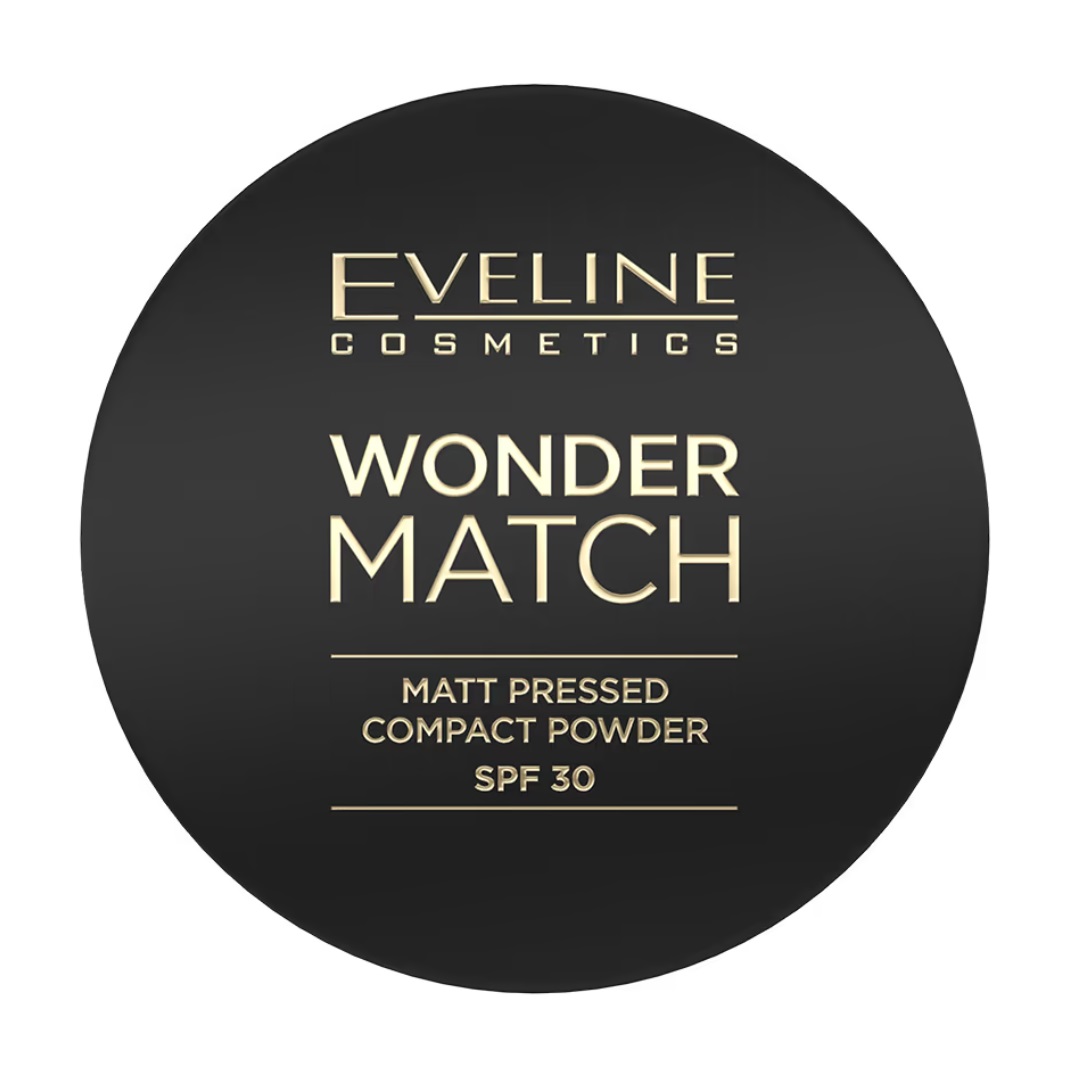Eveline Wonder Match Puder Prasowany Matujący SPF30 02 Medium Beige