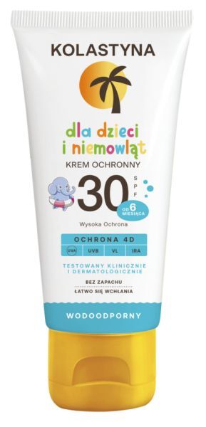 Wodoodporny Krem Ochronny dla Dzieci i Niemowląt SPF30+