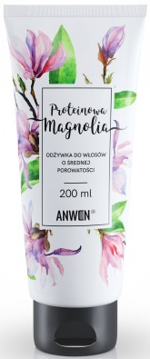 Proteinowa Magnolia Odżywka do Włosów o Średniej Porowatości